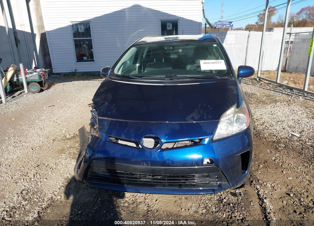 2013 TOYOTA PRIUS THREE VIN: JTDKN3DU2D1694330