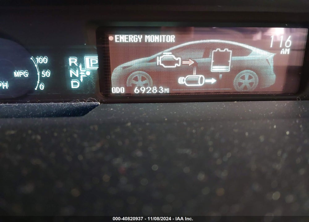 2013 TOYOTA PRIUS THREE VIN: JTDKN3DU2D1694330