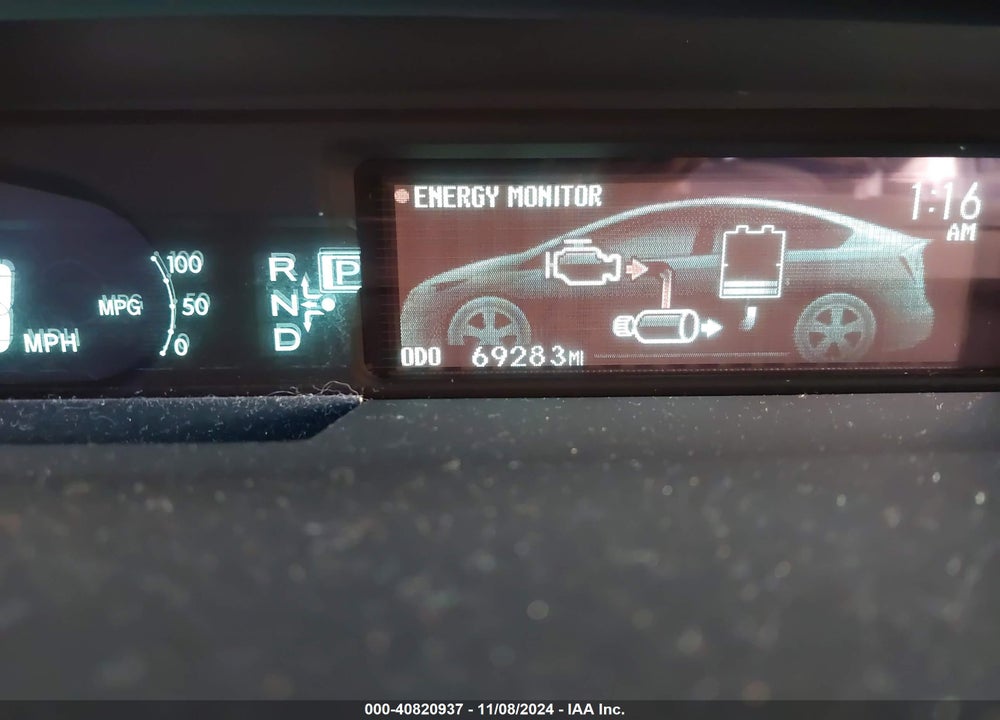 2013 TOYOTA PRIUS THREE VIN: JTDKN3DU2D1694330