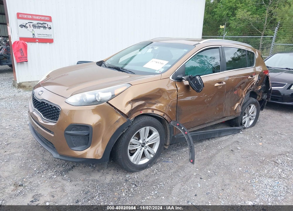 2017 KIA SPORTAGE LX VIN: KNDPM3AC8H7069860