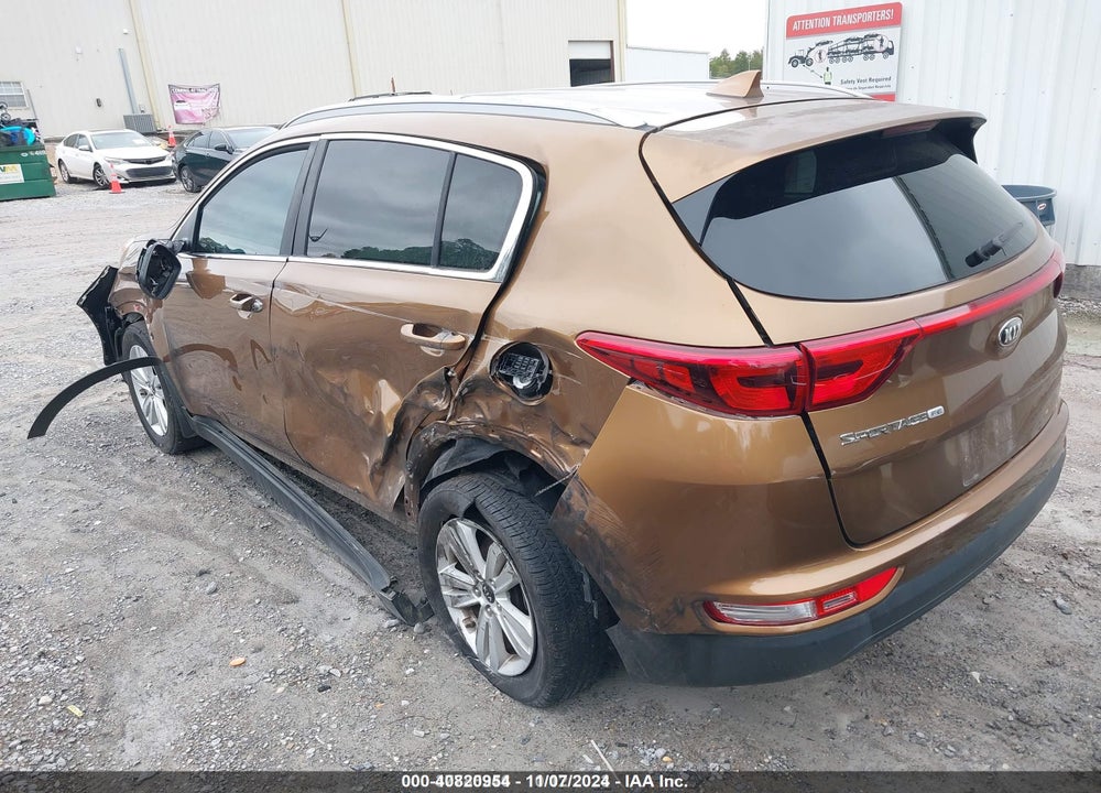 2017 KIA SPORTAGE LX VIN: KNDPM3AC8H7069860