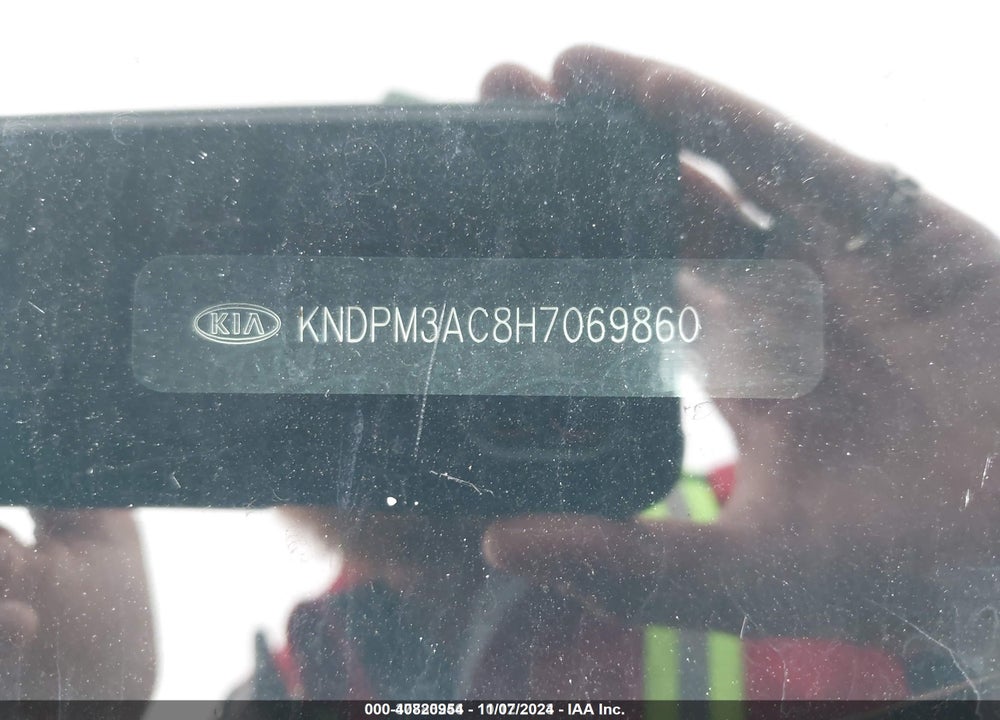 2017 KIA SPORTAGE LX VIN: KNDPM3AC8H7069860