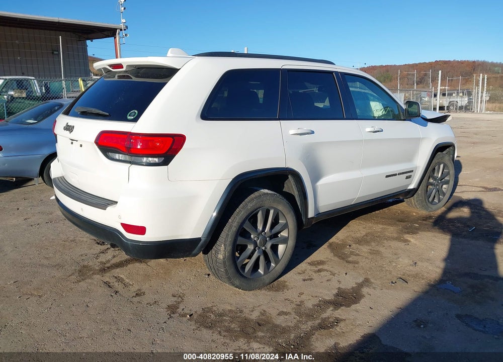 2016 JEEP GRAND CHEROKEE LIMITED 75TH ANNIVERSARY VIN: 1C4RJFBG6GC417018