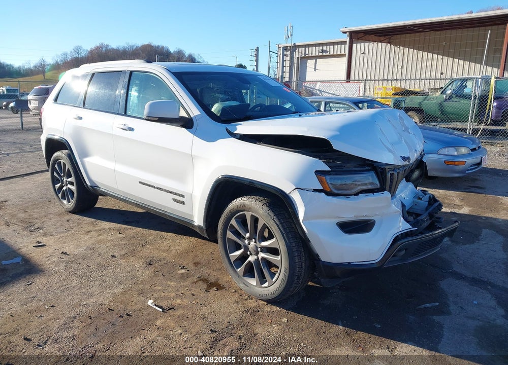 2016 JEEP GRAND CHEROKEE LIMITED 75TH ANNIVERSARY VIN: 1C4RJFBG6GC417018
