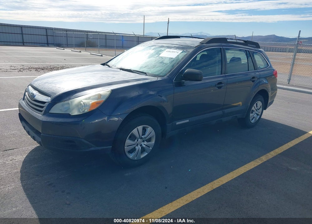 2011 SUBARU OUTBACK 2.5I VIN: 4S4BRBAC3B3334930
