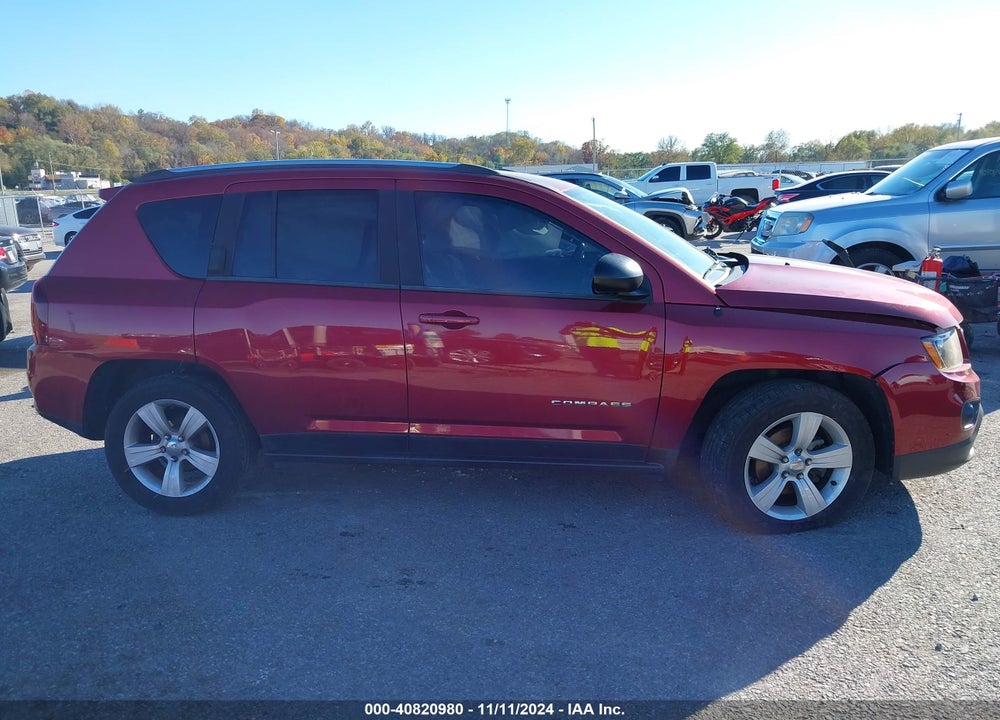 2014 JEEP COMPASS SPORT VIN: 1C4NJDBB8ED825633