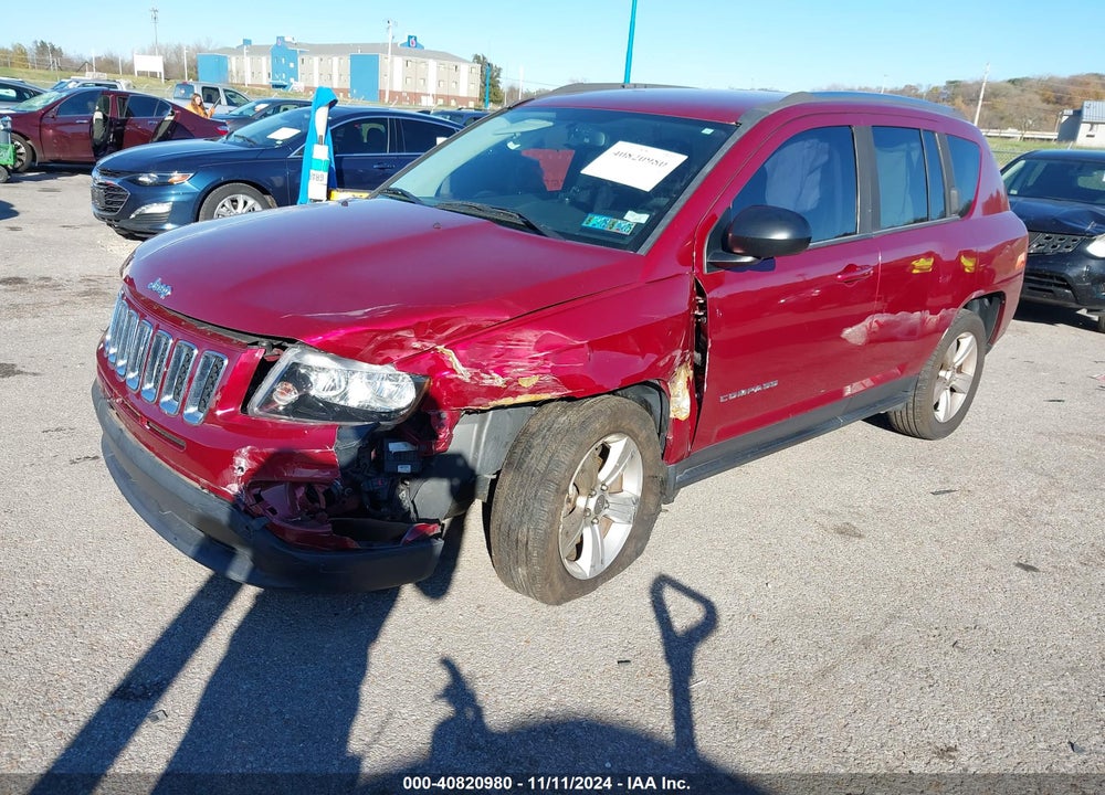 2014 JEEP COMPASS SPORT VIN: 1C4NJDBB8ED825633