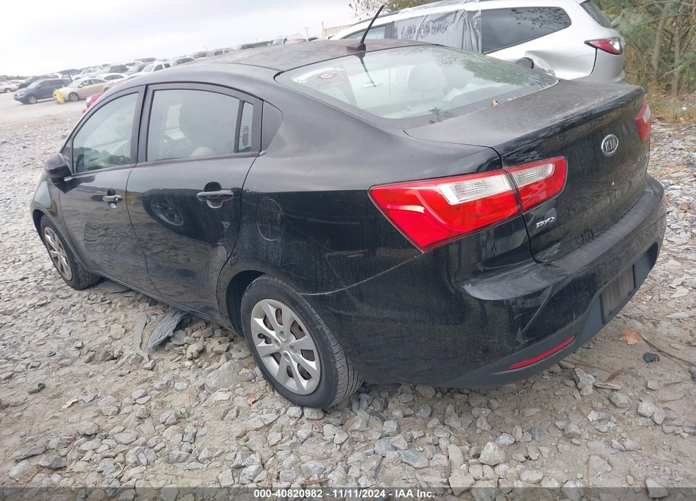 2012 KIA RIO LX VIN: KNADM4A38C6076439
