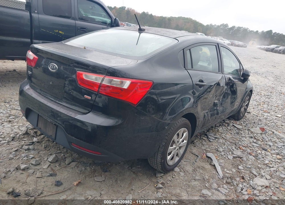 2012 KIA RIO LX VIN: KNADM4A38C6076439