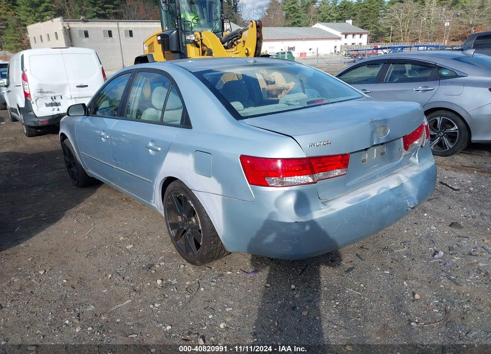 2007 HYUNDAI SONATA GLS VIN: 5NPET46C17H293653