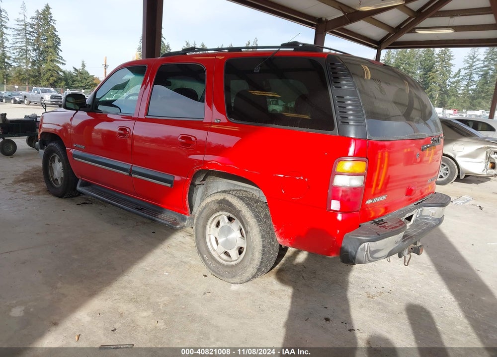 2001 CHEVROLET TAHOE LT VIN: 1GNEK13TX1R128469
