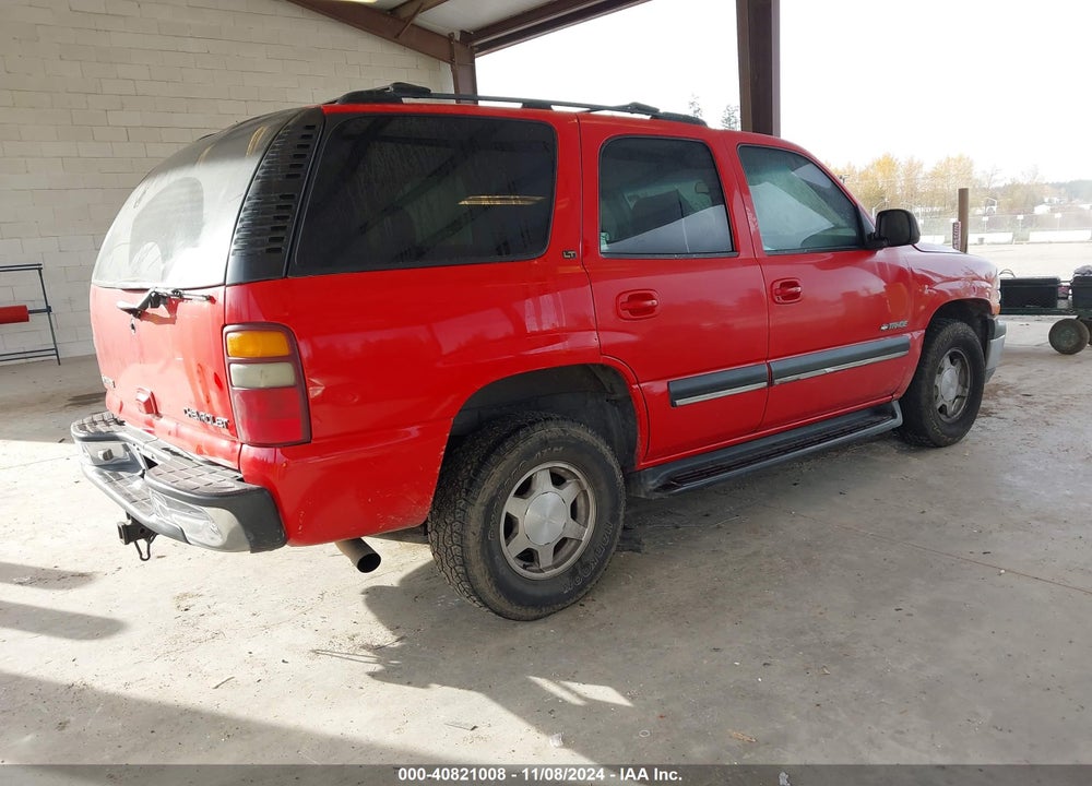 2001 CHEVROLET TAHOE LT VIN: 1GNEK13TX1R128469