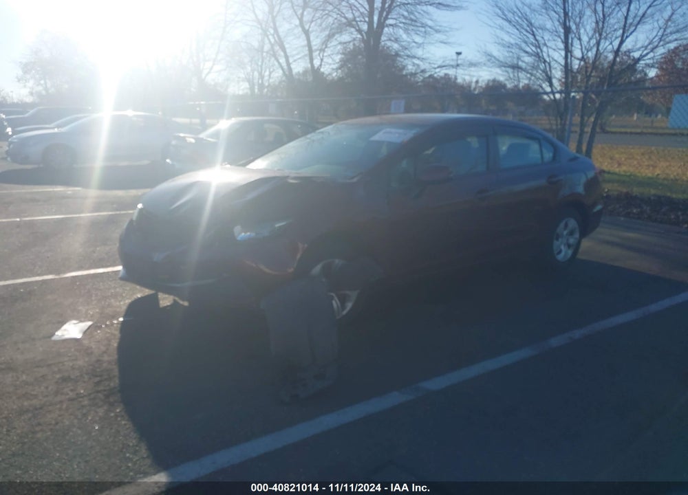 2013 HONDA CIVIC LX VIN: 2HGFB2F57DH576934