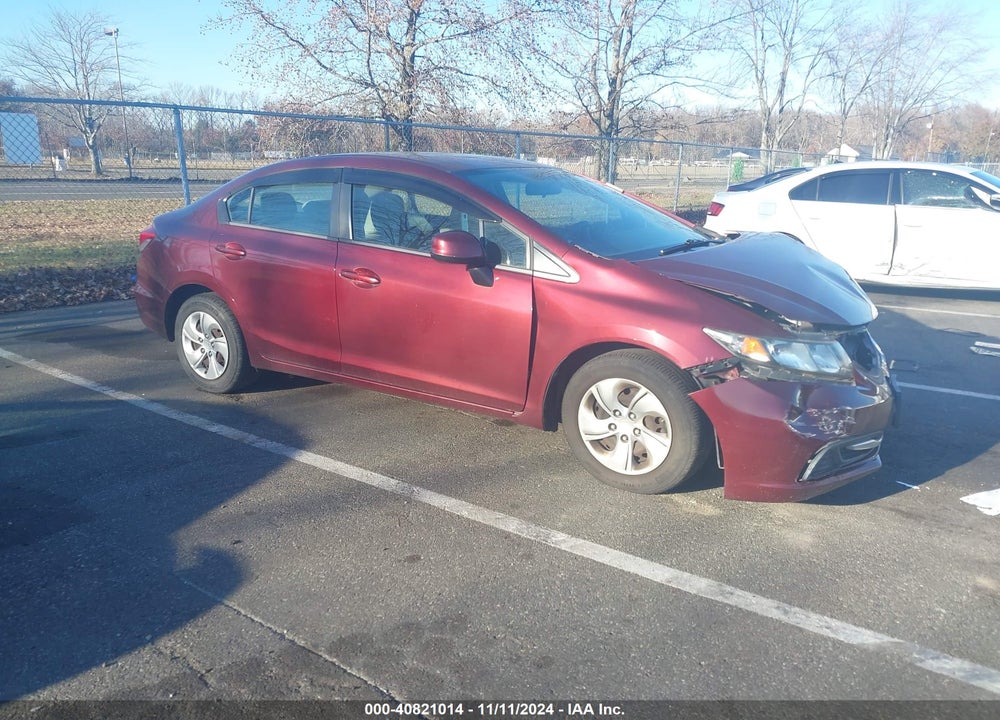 2013 HONDA CIVIC LX VIN: 2HGFB2F57DH576934