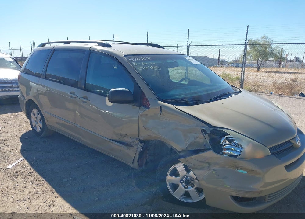 2005 TOYOTA SIENNA LE VIN: 5TDZA23C85S281278