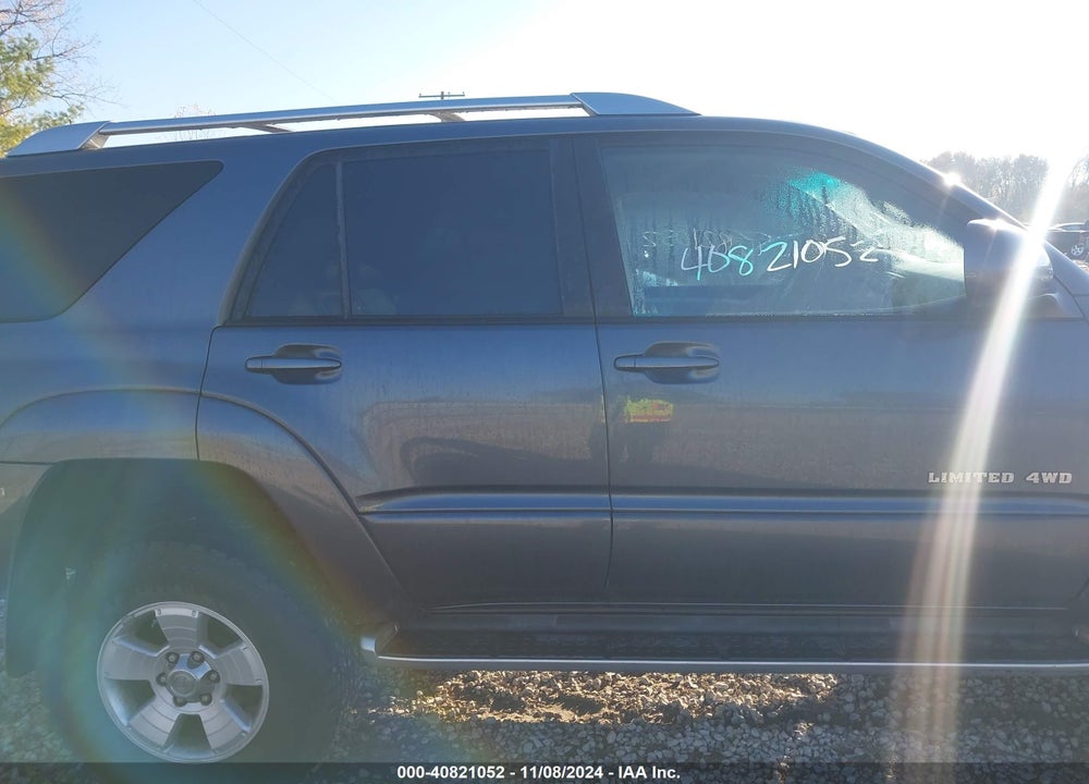 2004 TOYOTA 4RUNNER LIMITED V8 VIN: JTEBT17R840037678