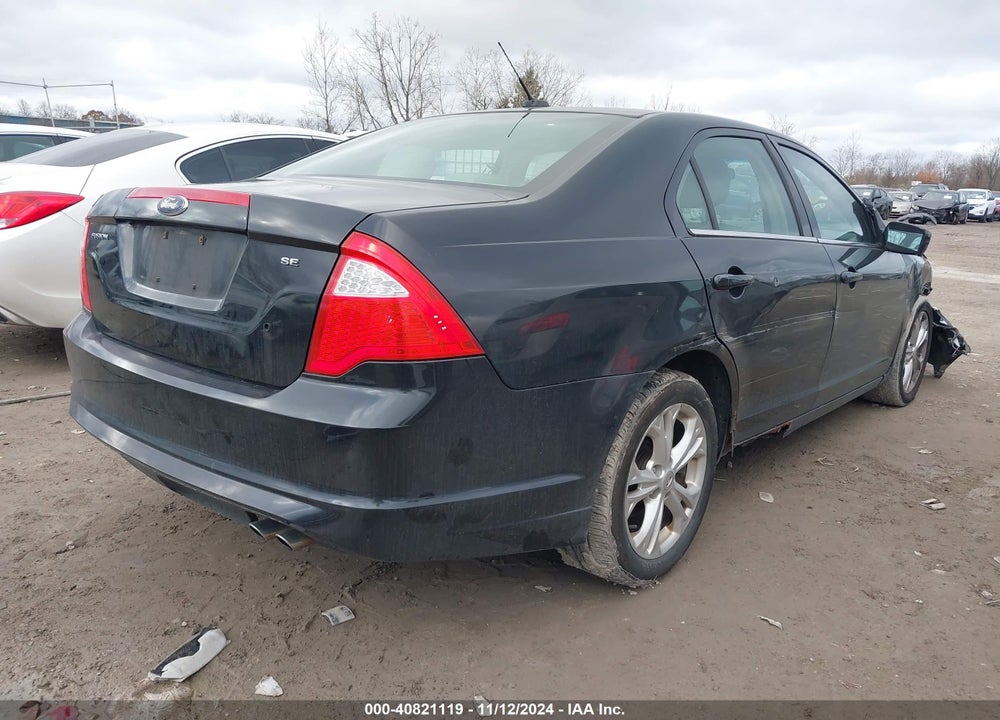 2012 FORD FUSION SE VIN: 3FAHP0HA2CR272622