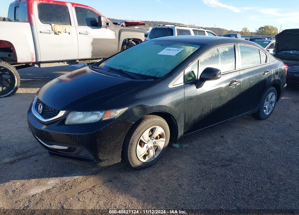 2013 HONDA CIVIC VIN: 2HGFB2F51DH301494