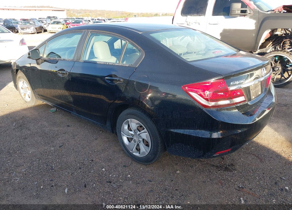 2013 HONDA CIVIC VIN: 2HGFB2F51DH301494