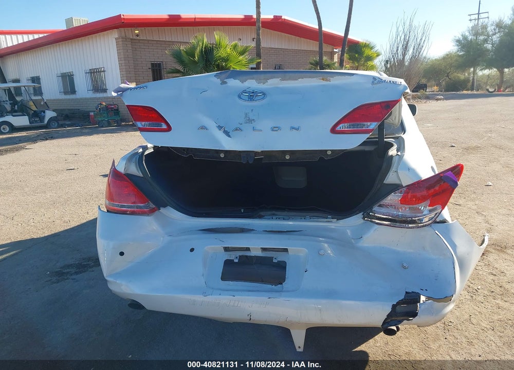 2006 TOYOTA AVALON LIMITED VIN: 4T1BK36B86U062711