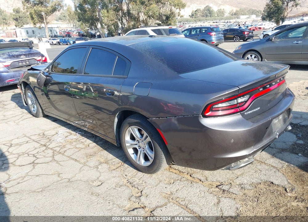 2019 DODGE CHARGER SXT RWD VIN: 2C3CDXBG7KH658289