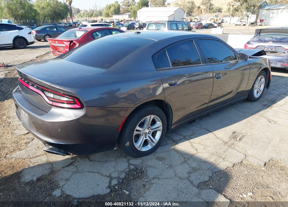 2019 DODGE CHARGER SXT RWD VIN: 2C3CDXBG7KH658289