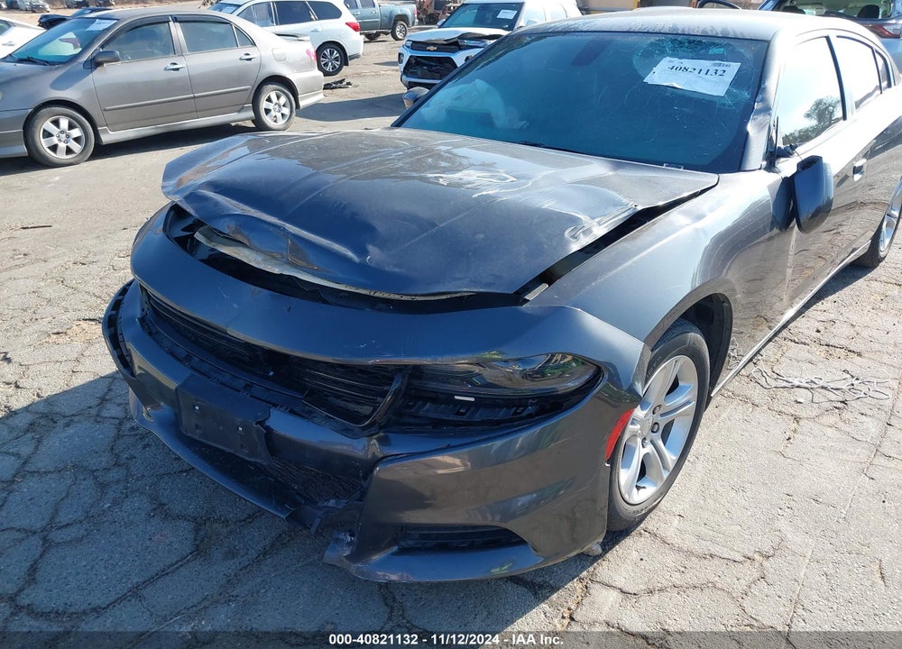 2019 DODGE CHARGER SXT RWD VIN: 2C3CDXBG7KH658289