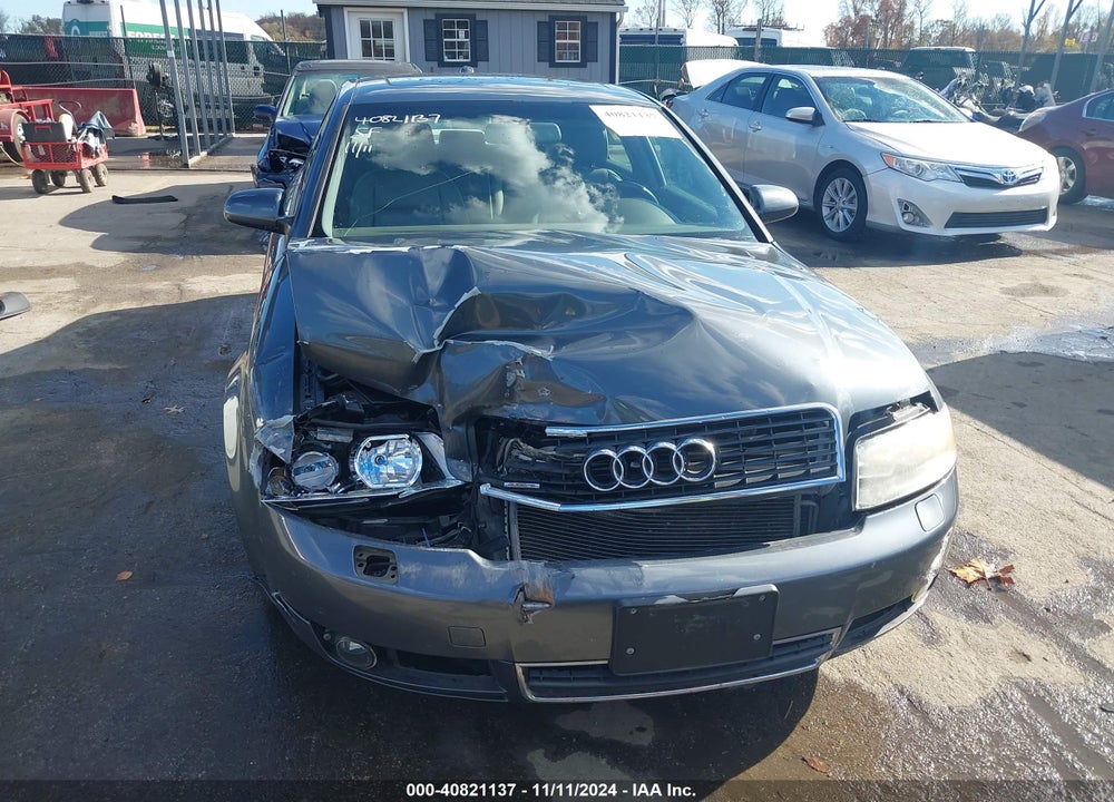 2004 AUDI A4 1.8T VIN: WAULC68E54A186476