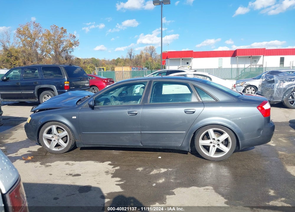 2004 AUDI A4 1.8T VIN: WAULC68E54A186476