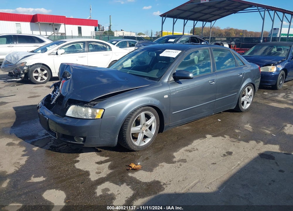 2004 AUDI A4 1.8T VIN: WAULC68E54A186476