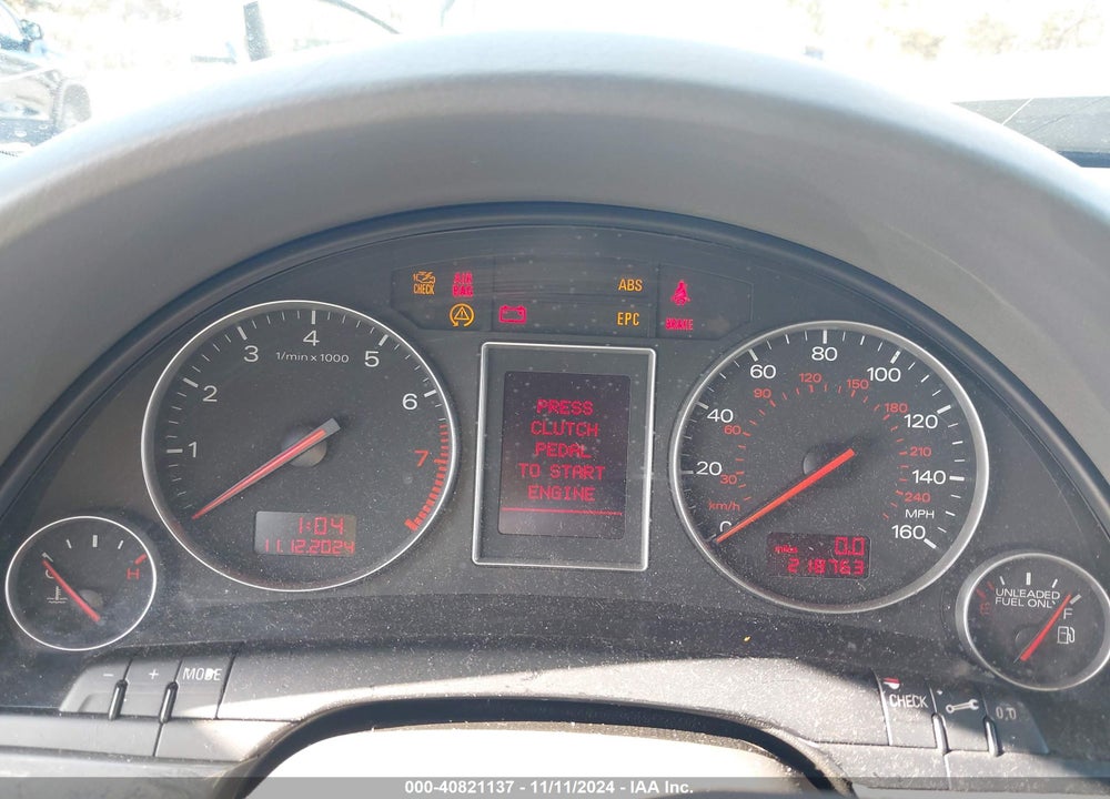 2004 AUDI A4 1.8T VIN: WAULC68E54A186476