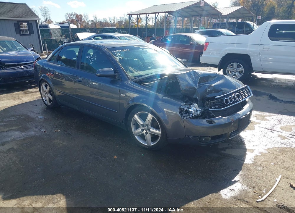 2004 AUDI A4 1.8T VIN: WAULC68E54A186476