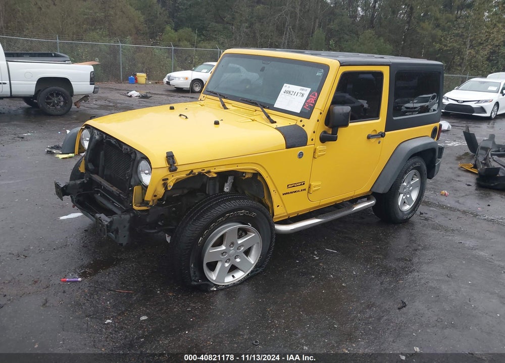 2015 JEEP WRANGLER SPORT VIN: 1C4AJWAG1FL660037