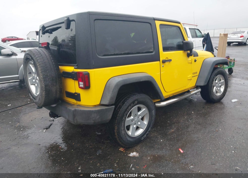 2015 JEEP WRANGLER SPORT VIN: 1C4AJWAG1FL660037