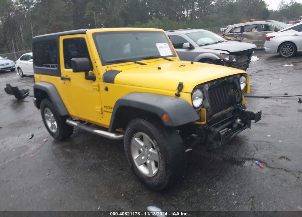 2015 JEEP WRANGLER SPORT VIN: 1C4AJWAG1FL660037
