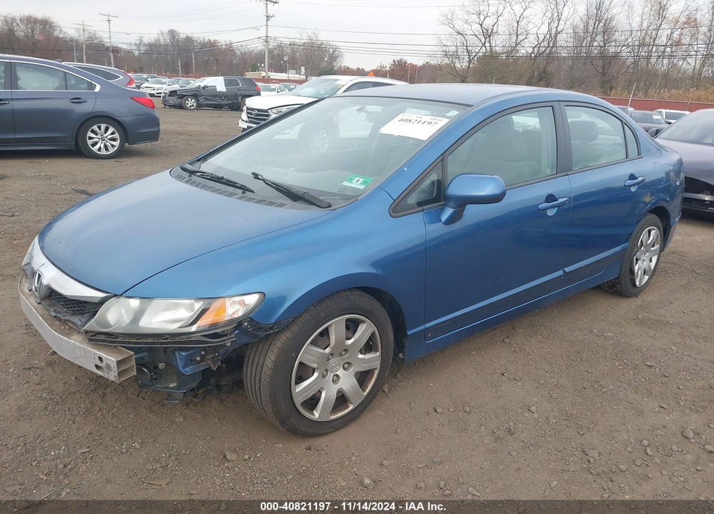 2010 HONDA CIVIC LX VIN: 2HGFA1F50AH573835