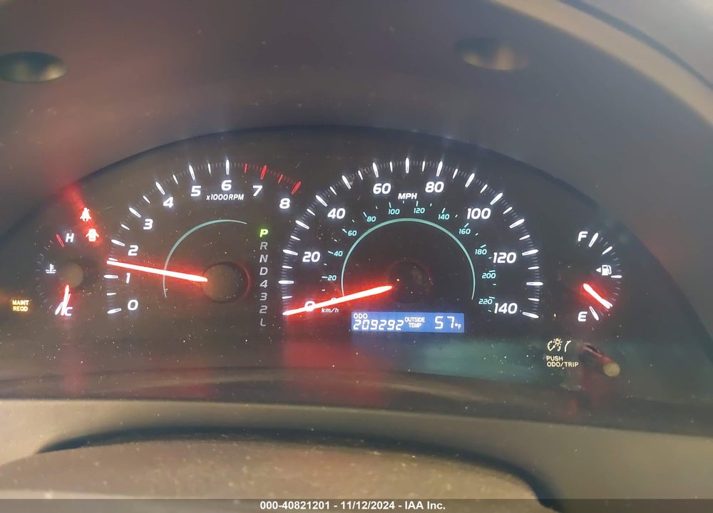 2009 TOYOTA CAMRY LE VIN: 4T1BE46K09U396927