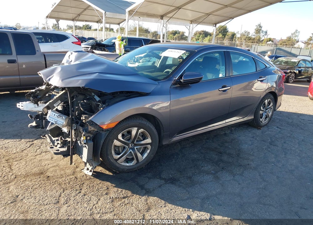 2016 HONDA CIVIC LX VIN: 2HGFC2F55GH554853