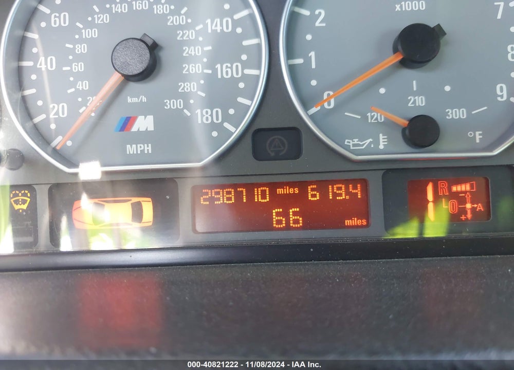 2003 BMW M3 VIN: WBSBR93473PK01299