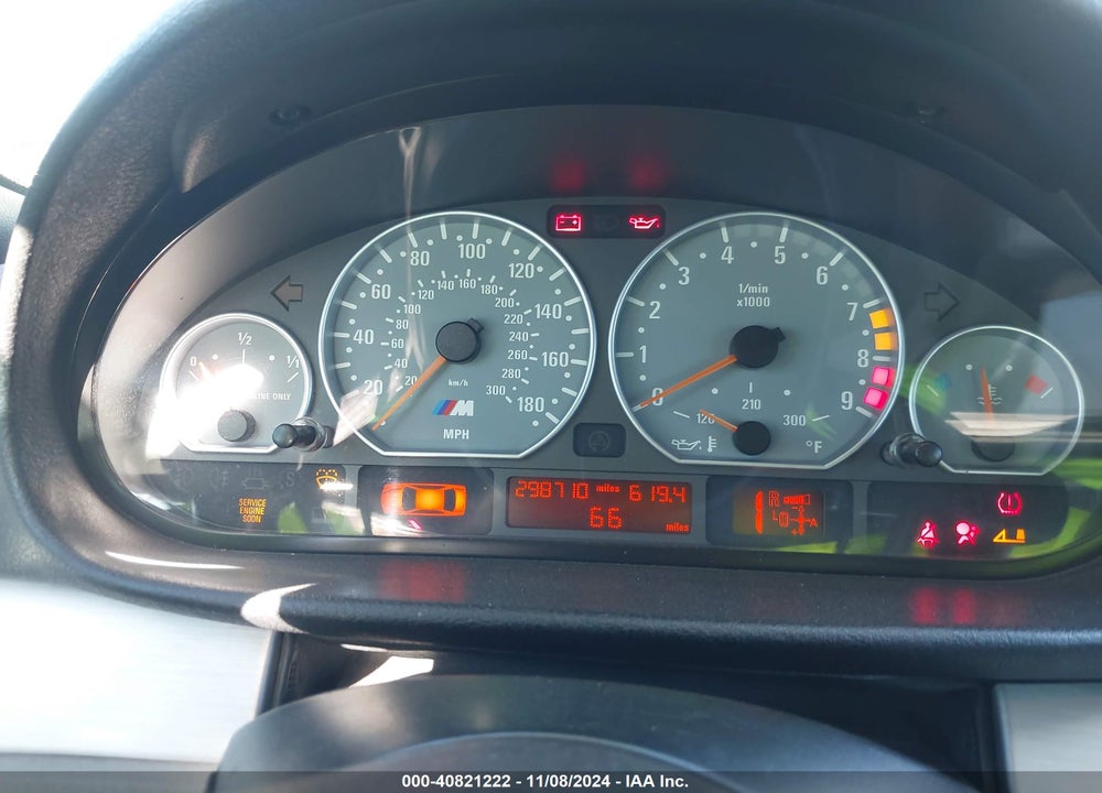 2003 BMW M3 VIN: WBSBR93473PK01299