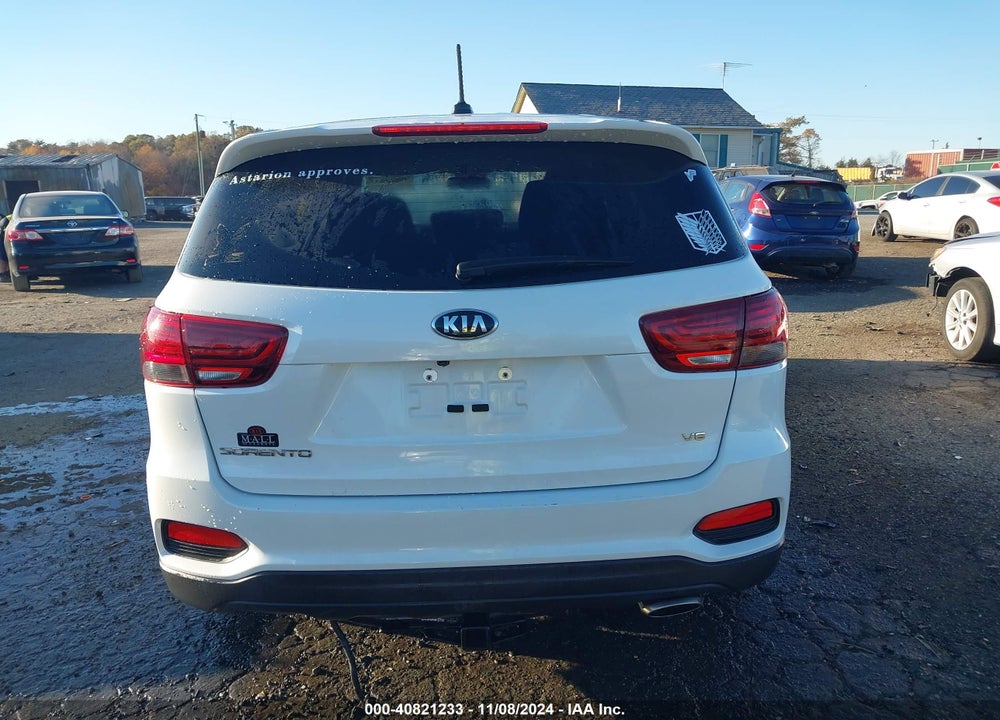 2019 KIA SORENTO 3.3L LX VIN: 5XYPG4A5XKG566496