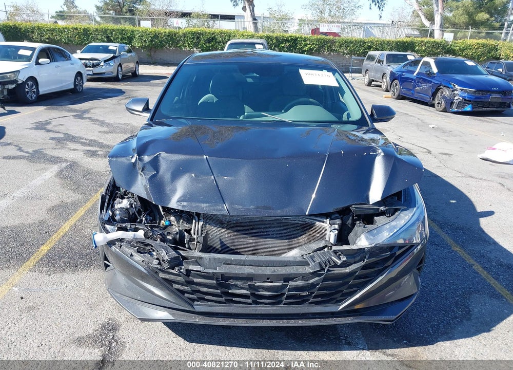 2021 HYUNDAI ELANTRA SEL VIN: 5NPLM4AG7MH052500