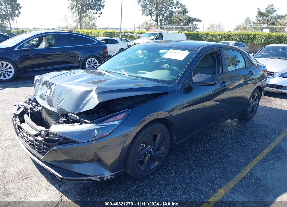 2021 HYUNDAI ELANTRA SEL VIN: 5NPLM4AG7MH052500