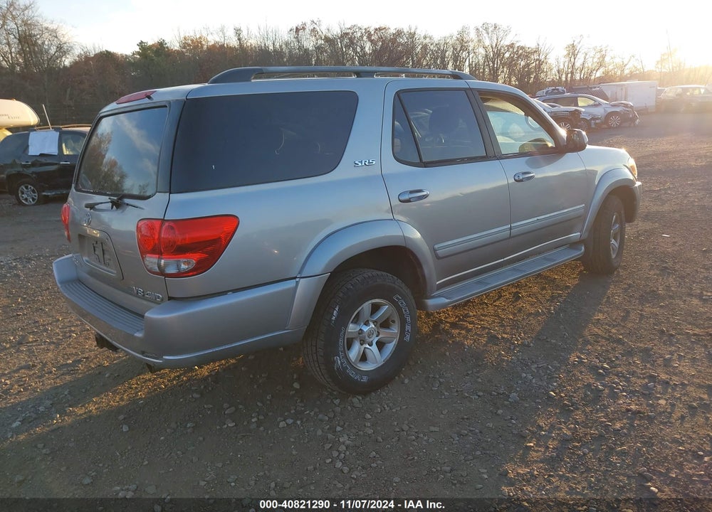 2006 TOYOTA SEQUOIA SR5 V8 VIN: 5TDBT44A16S258687