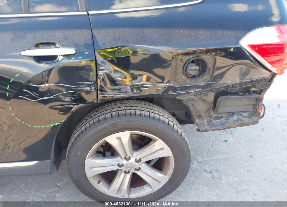 2013 TOYOTA HIGHLANDER LIMITED V6 VIN: 5TDYK3EH3DS105941