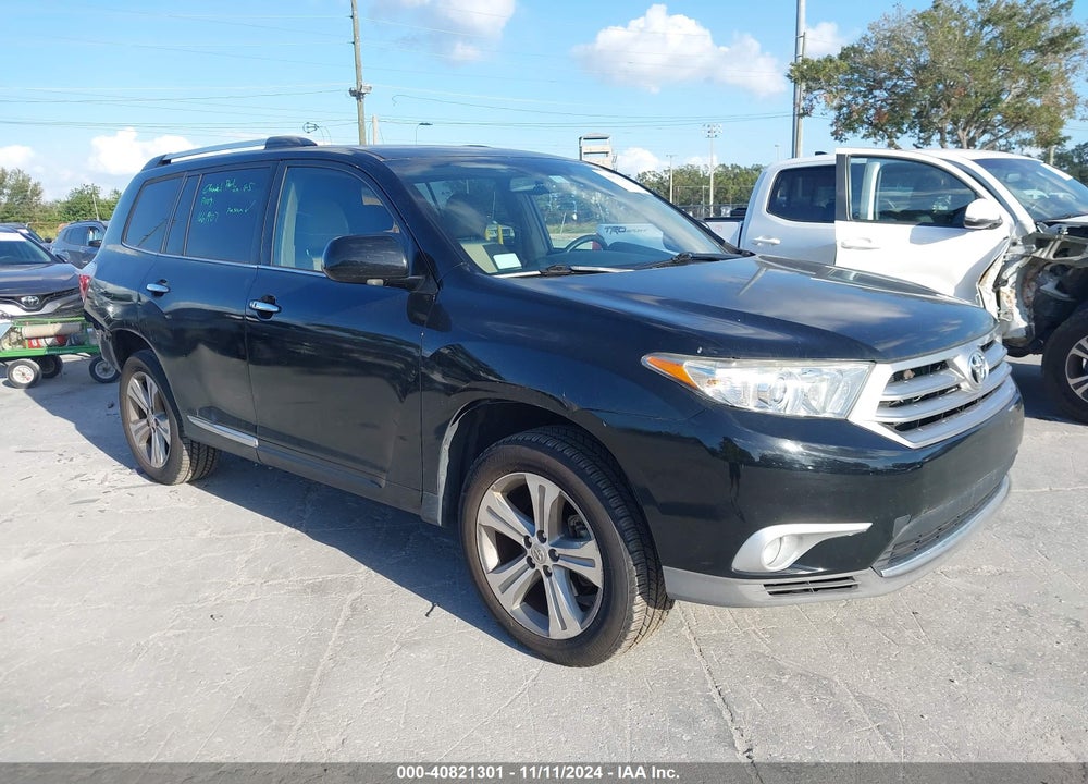 2013 TOYOTA HIGHLANDER LIMITED V6 VIN: 5TDYK3EH3DS105941
