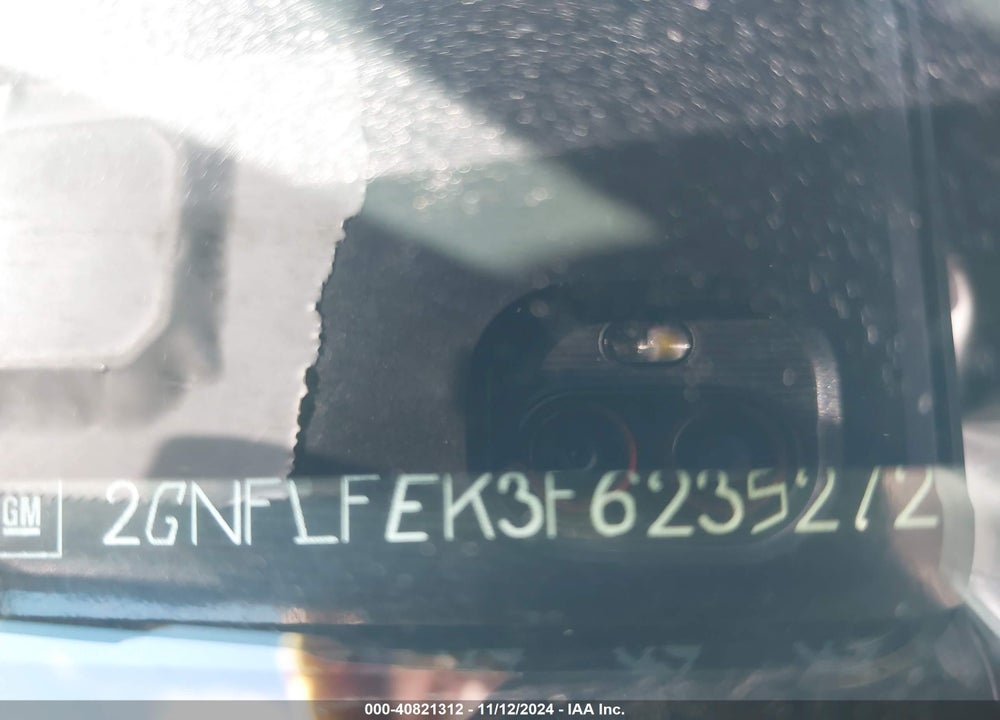 2015 CHEVROLET EQUINOX 1LT VIN: 2GNFLFEK3F6235272