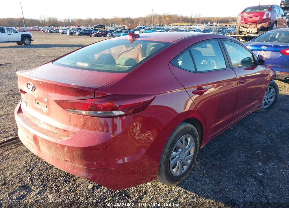 2017 HYUNDAI ELANTRA SE VIN: KMHD74LFXHU315375