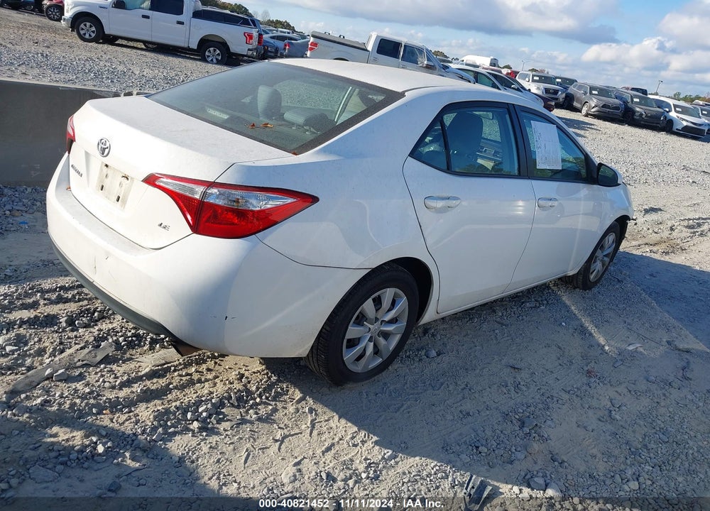 2015 TOYOTA COROLLA VIN: 2T1BURHE5FC344603