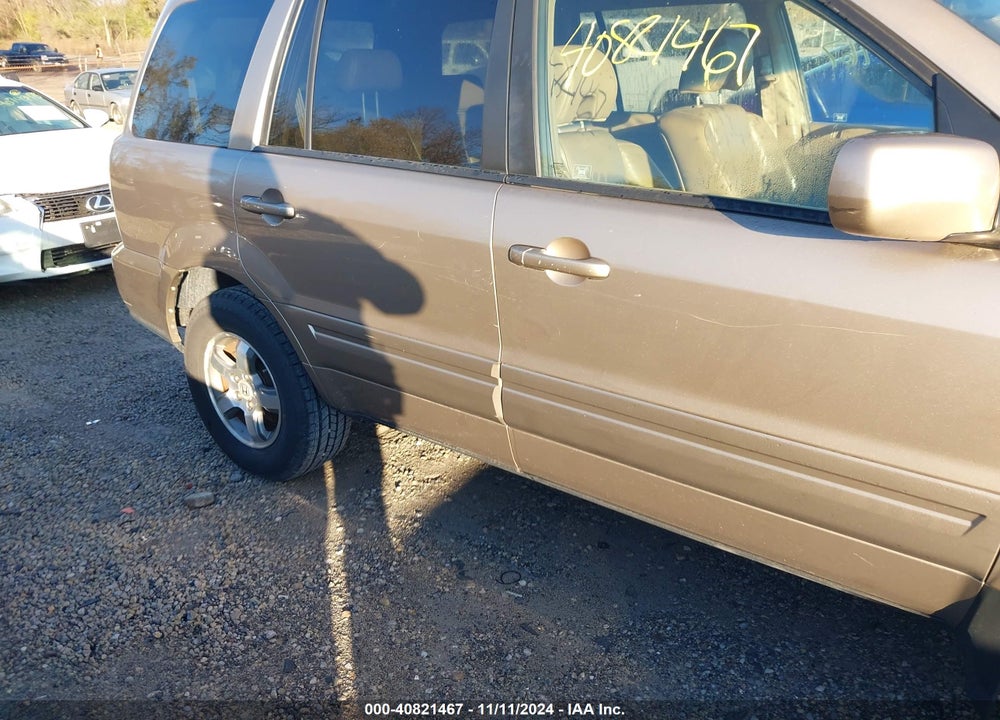2007 HONDA PILOT EXL VIN: 5FNYF28707B023157